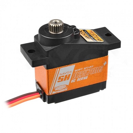 Savox SH-0257 MG Plus Micro servo digitale 2,2kg/cm - 0,09 sec/60 gradi (6V)